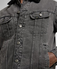 MESKA KURTKA LEE SHERPA JACKET DEEP OBSIDIAN 112370427