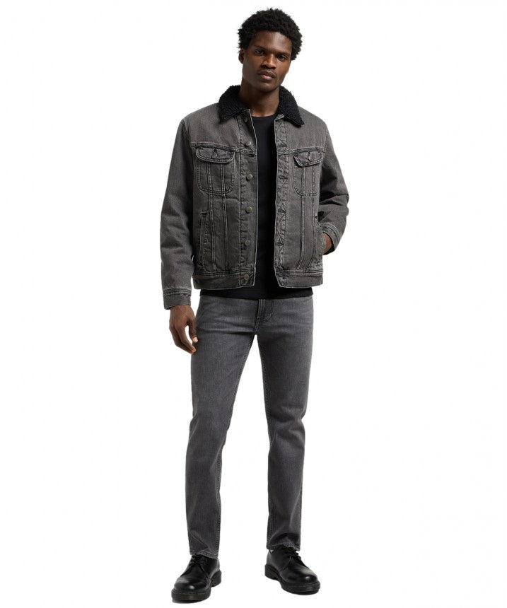 MESKA KURTKA LEE SHERPA JACKET DEEP OBSIDIAN 112370427