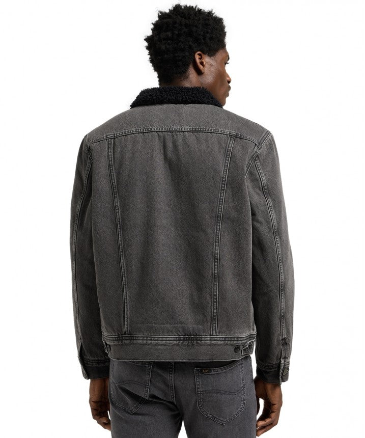 MESKA KURTKA LEE SHERPA JACKET DEEP OBSIDIAN 112370427