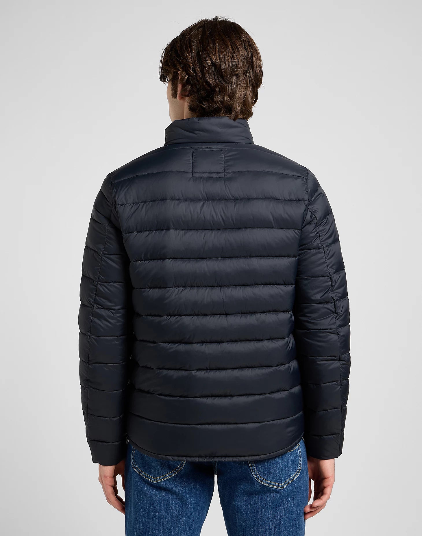 Męska Kurtka Lee Stand Collar Puffer Black 112370431