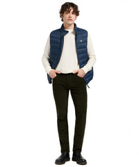 Męska Kurtka Lee Stand Collar Puffer Vest Rivet Navy 112370536