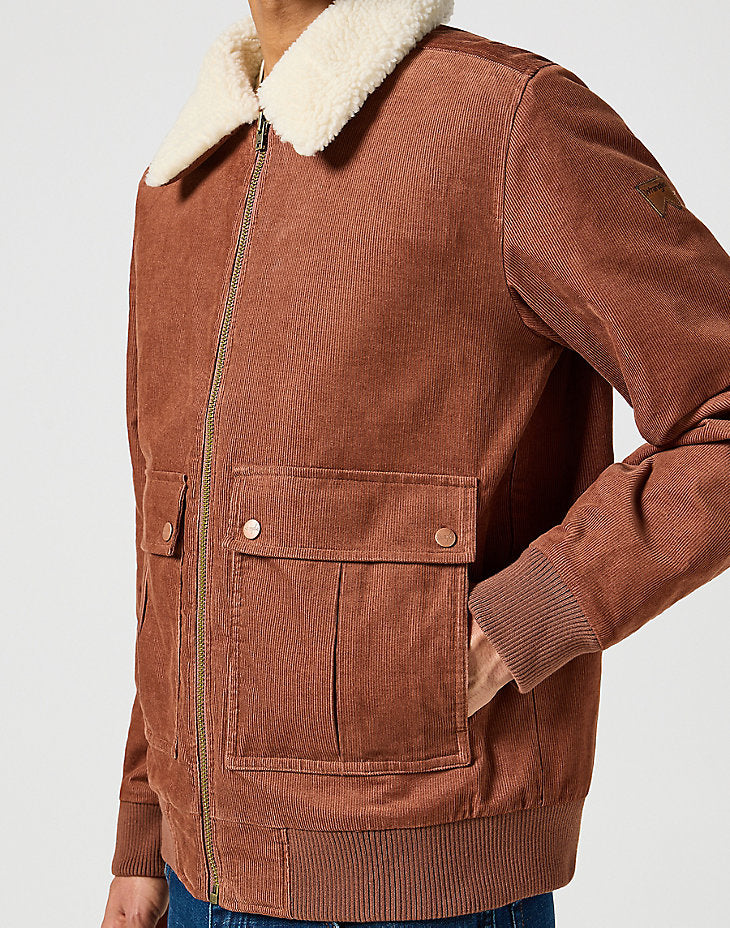 MĘSKA KURTKA PRZEJŚCIOWA WRANGLER CORDUROY AVIATOR ROOT 112357268
