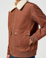 MĘSKA KURTKA PRZEJŚCIOWA WRANGLER CORDUROY AVIATOR ROOT 112357268