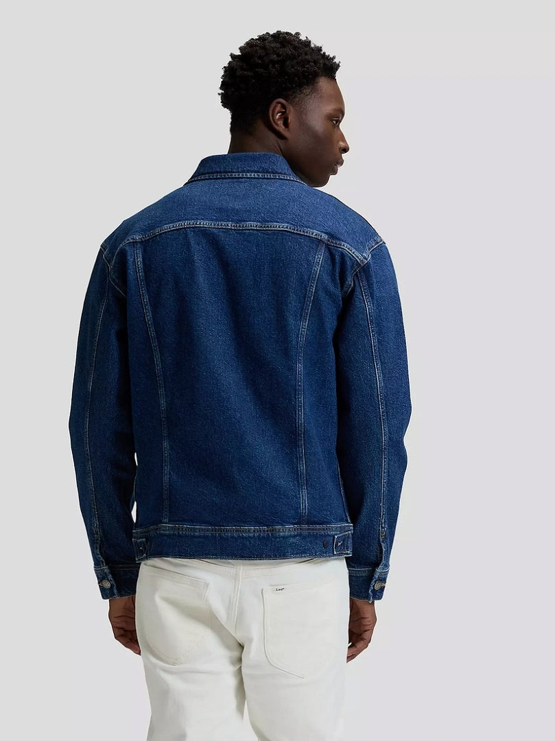 MESKA KURTKA RELAXED RIDER JACKET INDIGO WARP 112376444