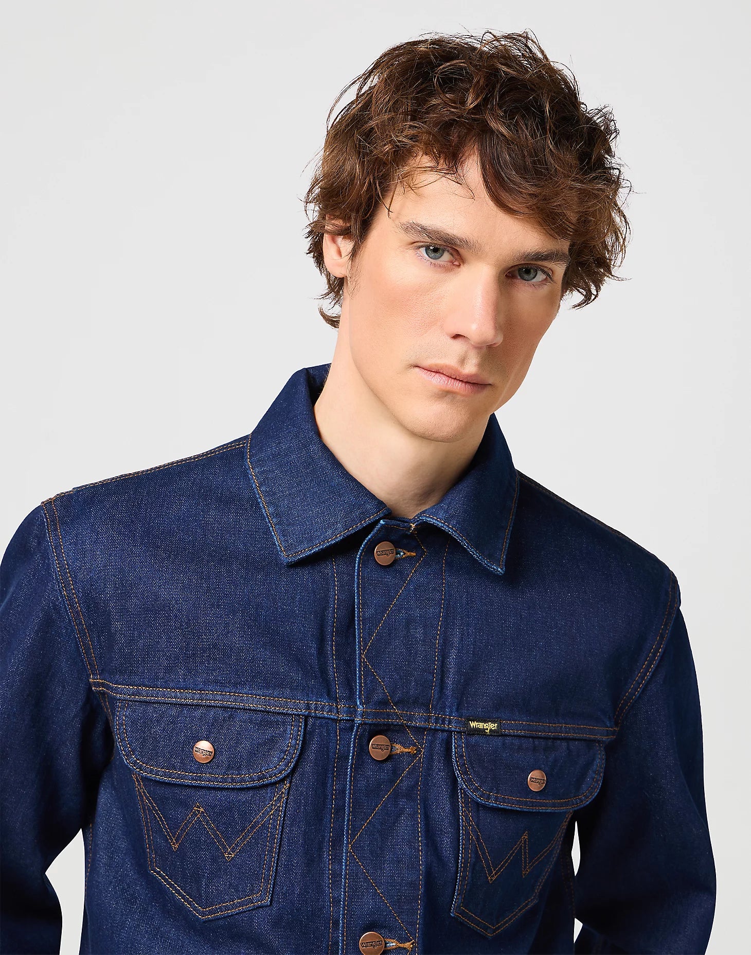 Meska Kurtka Wrangler 124Mj Rinse 112341042