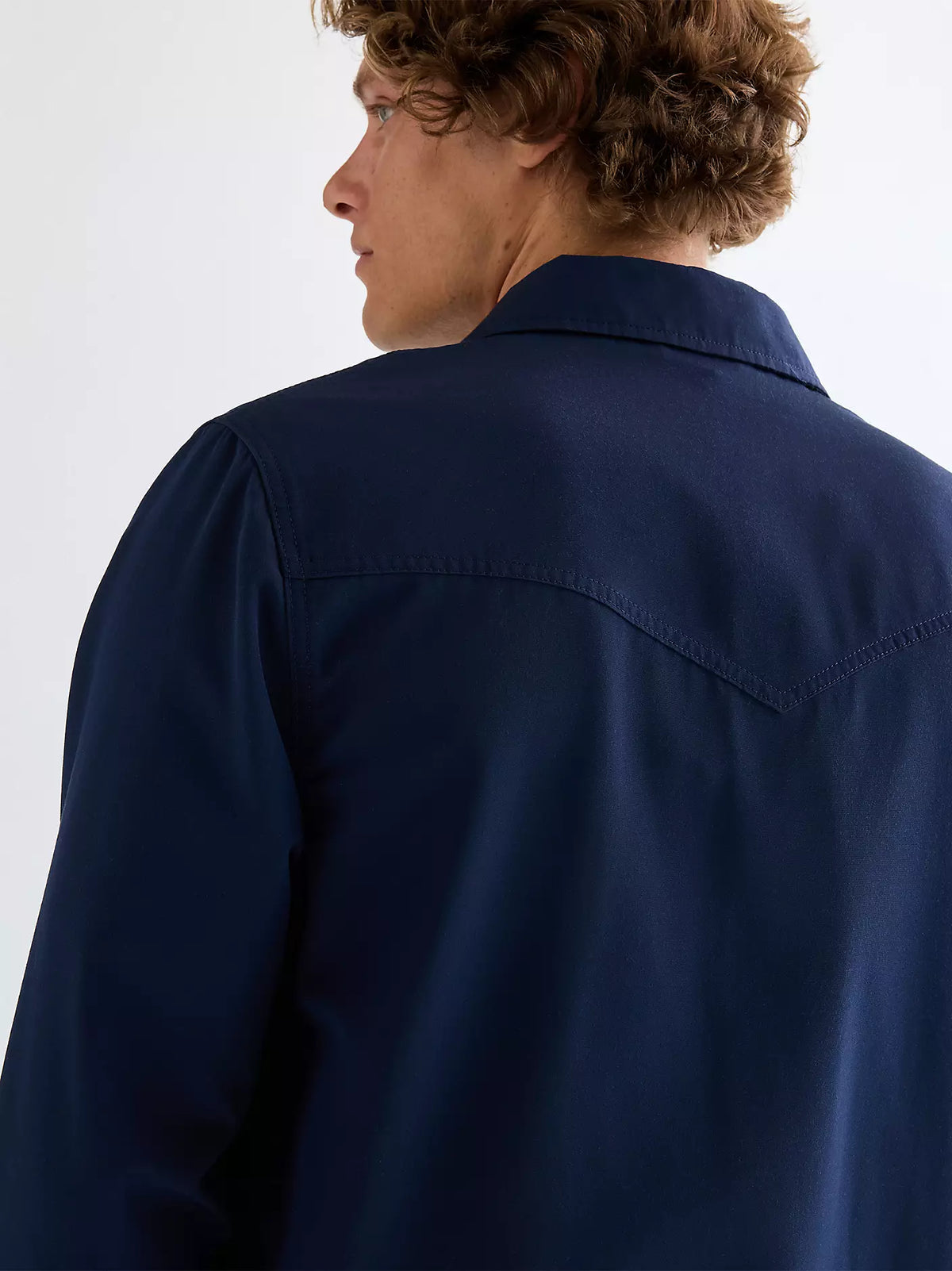MESKA KURTKA WRANGLER COACHES JACKET NAVY 112377971