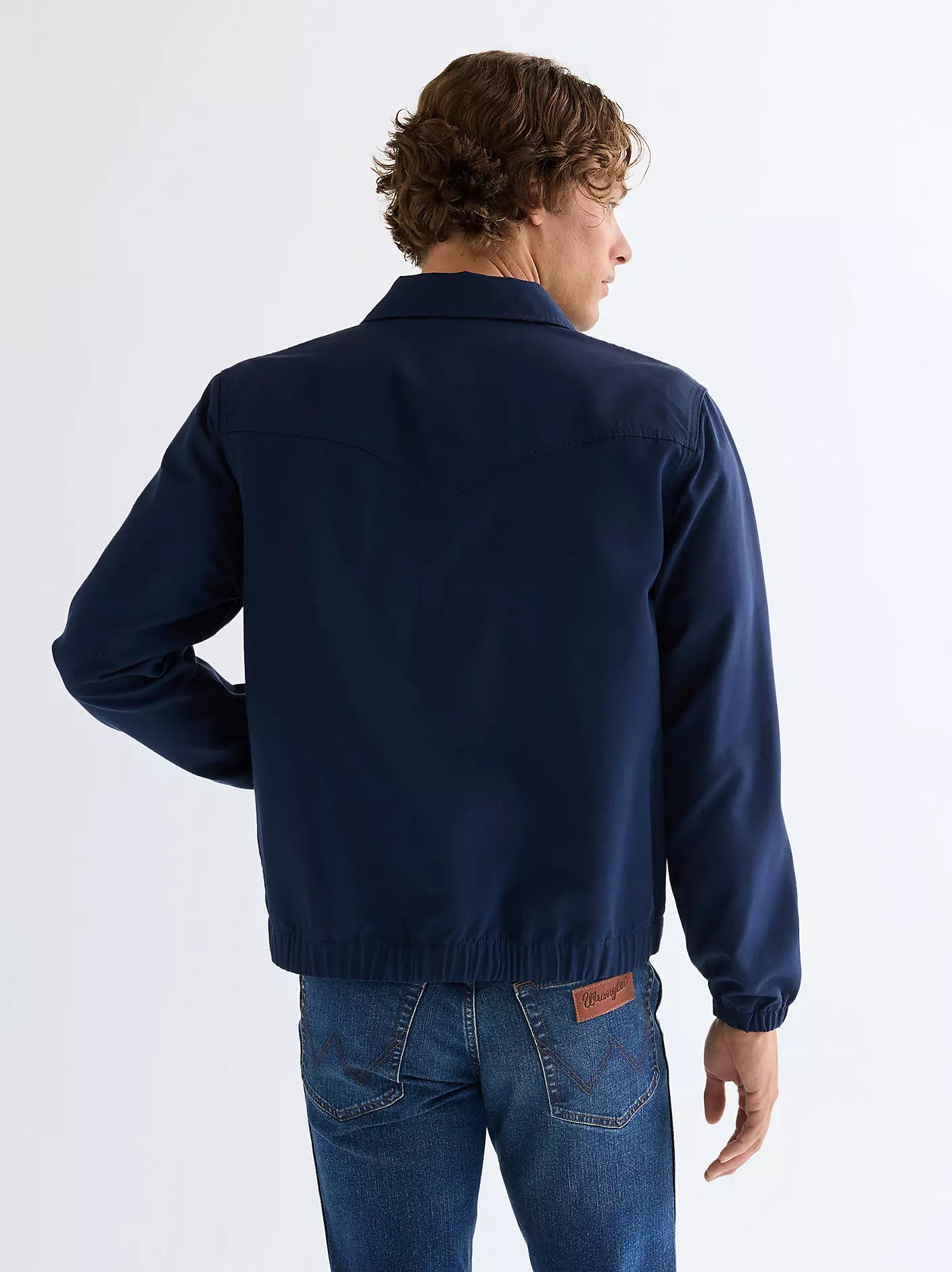 MESKA KURTKA WRANGLER COACHES JACKET NAVY 112377971