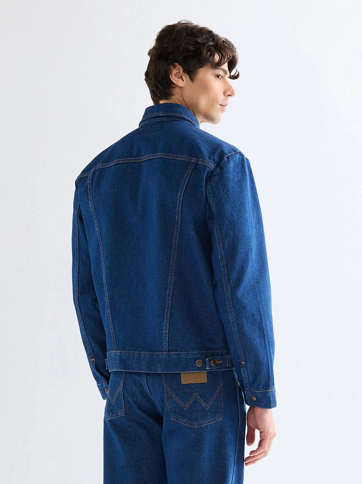 Męska Kurtka Wrangler Cowboy Cut Jacket Prewashed Indigo 112379708