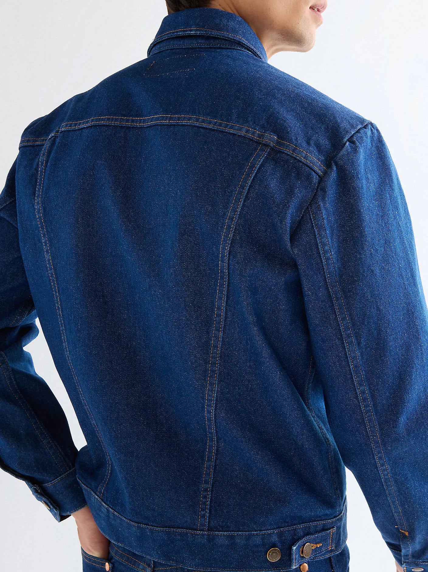 Męska Kurtka Wrangler Cowboy Cut Jacket Prewashed Indigo 112379708
