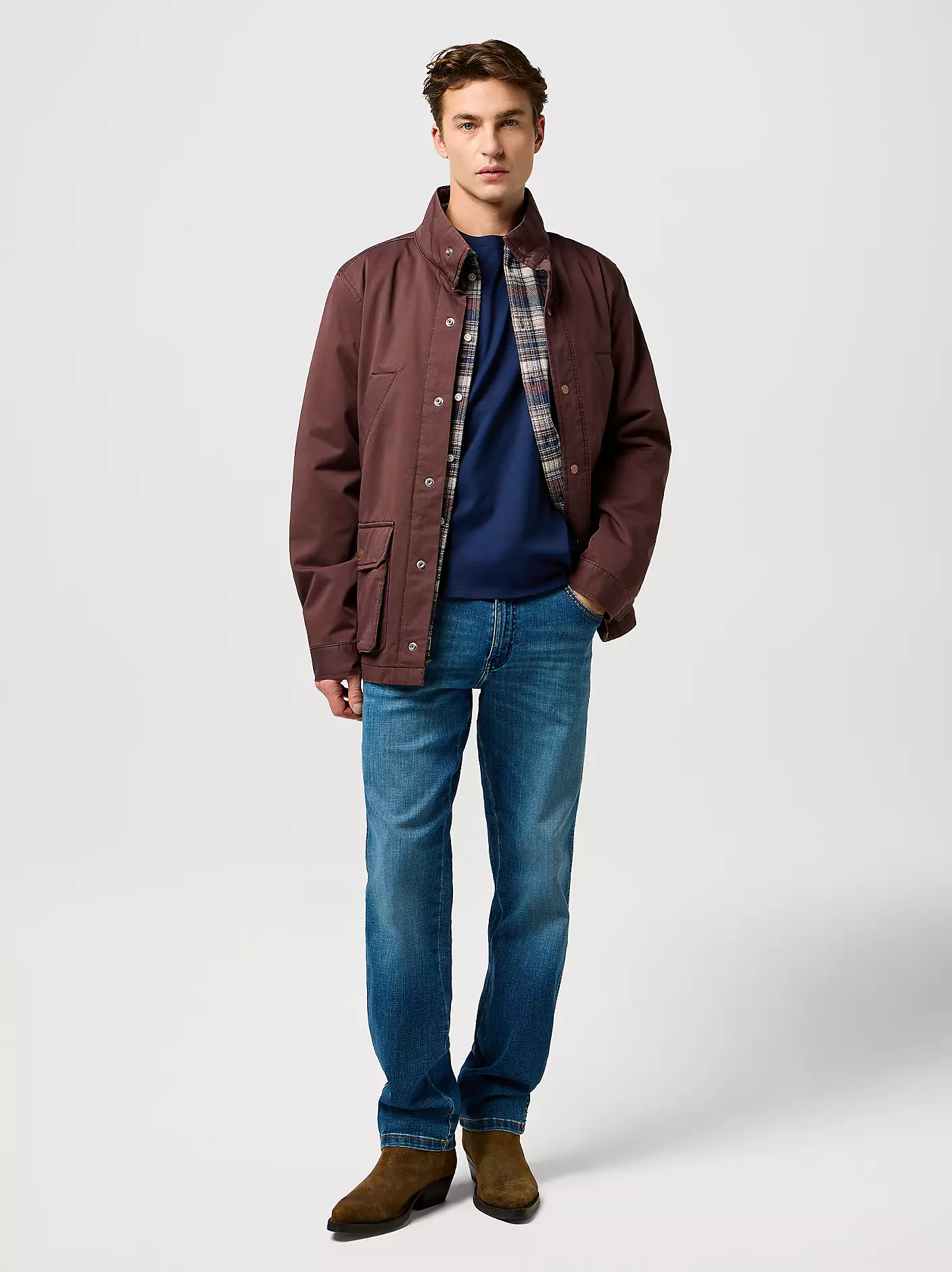 MĘSKA KURTKA WRANGLER FIELD JACKET BRACKEN 112371454