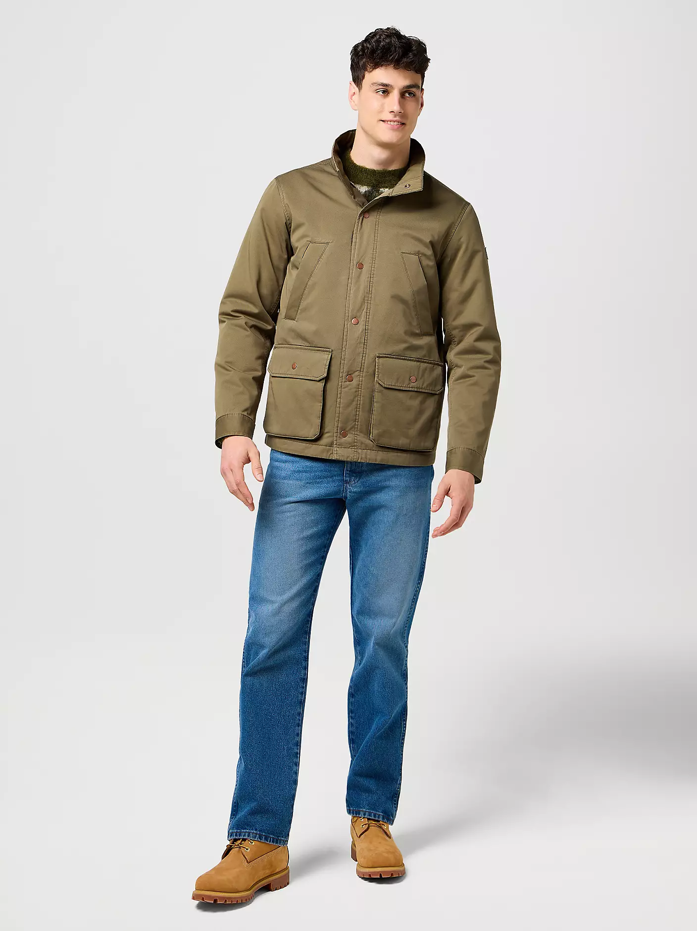 MĘSKA KURTKA WRANGLER FIELD JACKET IVY GREEN 112371453