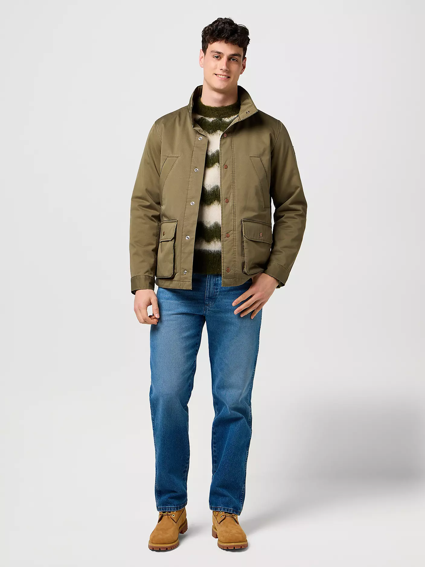 MĘSKA KURTKA WRANGLER FIELD JACKET IVY GREEN 112371453
