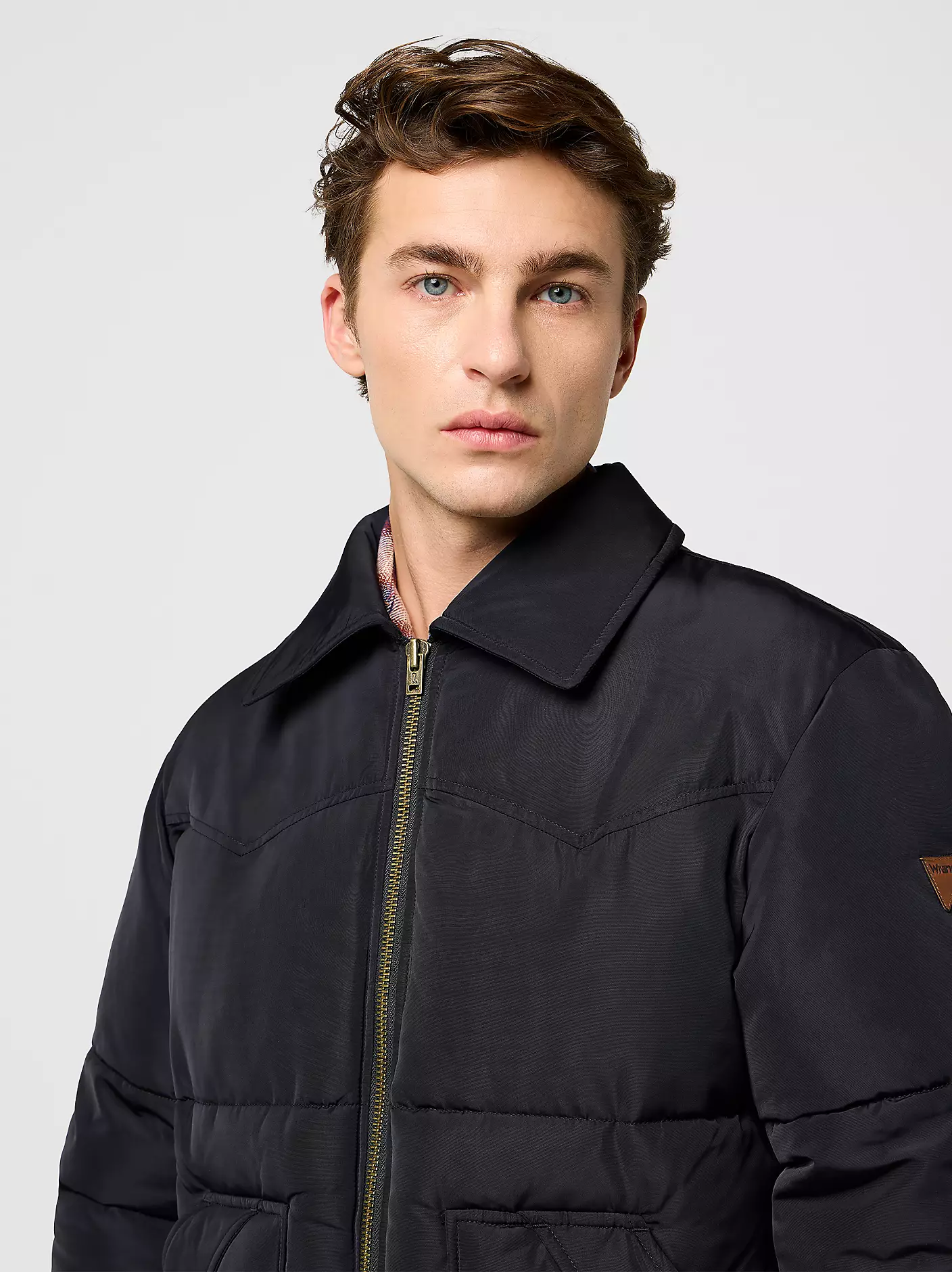 MĘSKA KURTKA WRANGLER PUFFER JACKET BLACK 112371452