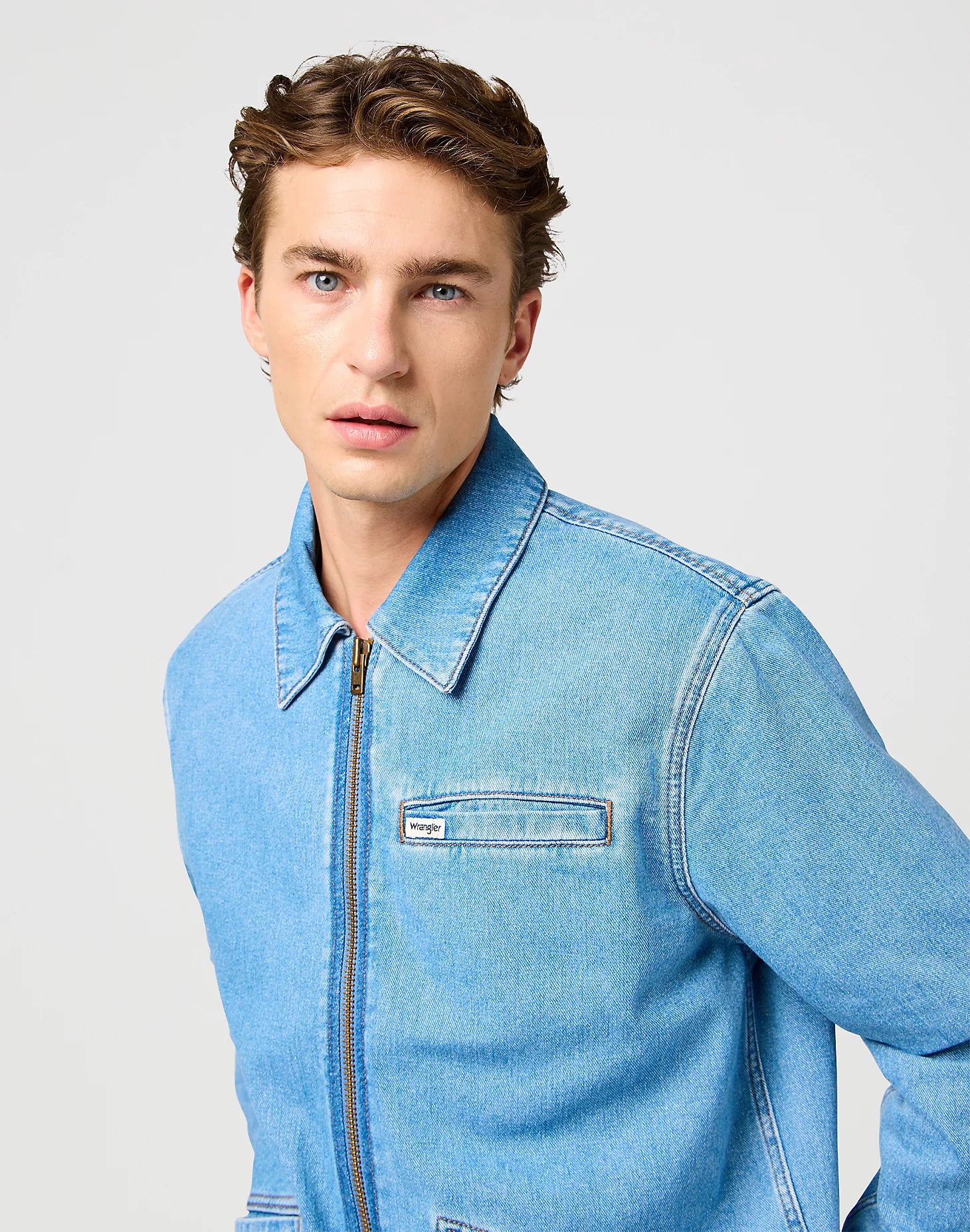 Meska Kurtka Wrangler Rodeo Utility Jacket Bohemian Blue 112362738