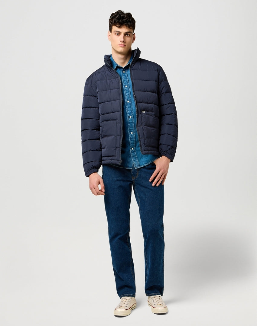 MESKA KURTKA WRANGLER WINTER JACKET DARK NAVY 112371359