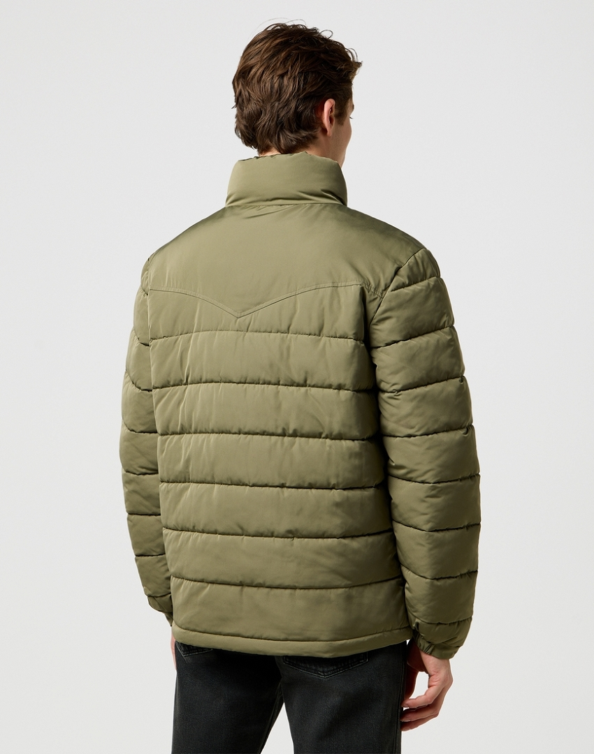 MĘSKA KURTKA WRANGLER WINTER JACKET DUSTY OLIVE 112371360