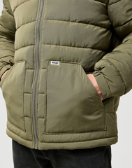MĘSKA KURTKA WRANGLER WINTER JACKET DUSTY OLIVE 112371360