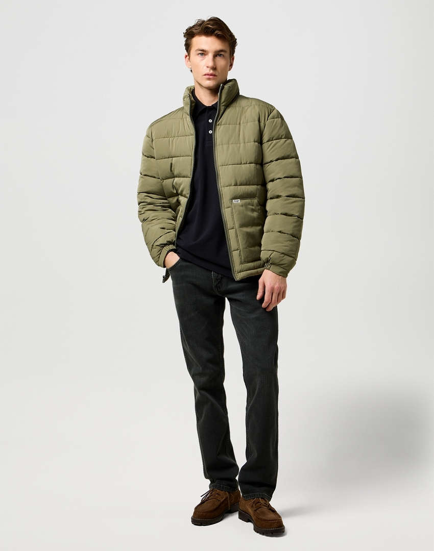 MĘSKA KURTKA WRANGLER WINTER JACKET DUSTY OLIVE 112371360