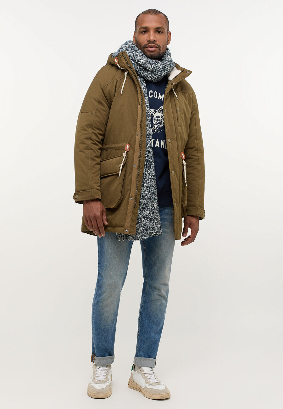 MĘSKA KURTKA ZIMOWA PARKA MUSTANG Daniel Classic Parka Beech 1014180 6426