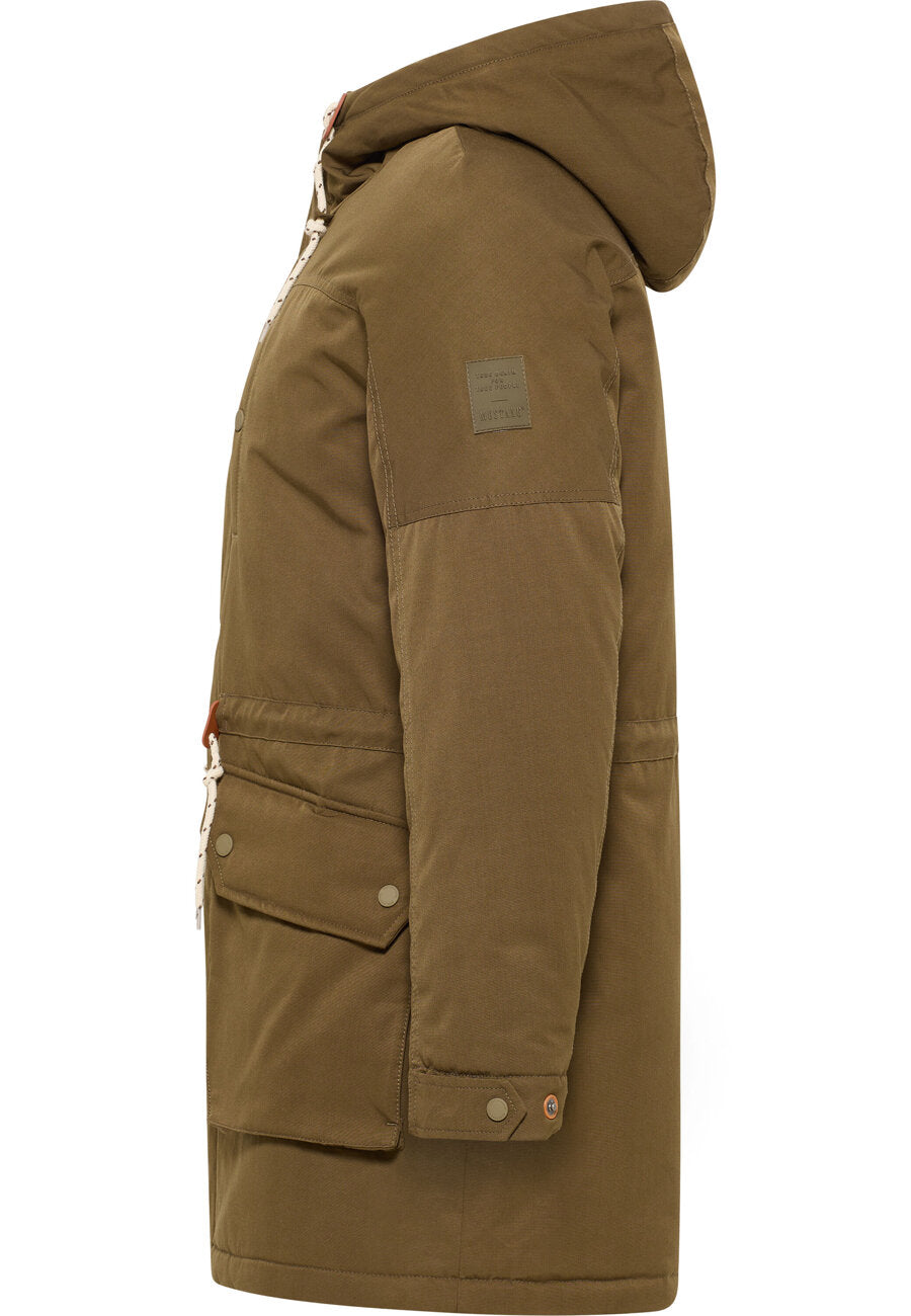 MĘSKA KURTKA ZIMOWA PARKA MUSTANG Daniel Classic Parka Beech 1014180 6426