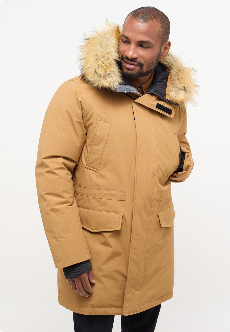 MĘSKA KURTKA ZIMOWA PARKA MUSTANG David Arctic Parka Dijon 1014182 3289