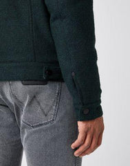MĘSKA SHERPA WRANGLER WOOL TRUCKER JACKET DEEP FOREST W4F2SGG08 112141366