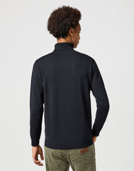 MĘSKI GOLF WRANGLER TURTLENECK BLACK 112356772
