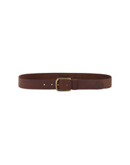 Męski Pasek Klamra Wrangler Full Grain Belt Dark Brown 112358072