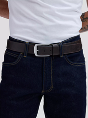 MĘSKI PASEK LEE BELT DARK BROWN 112124770