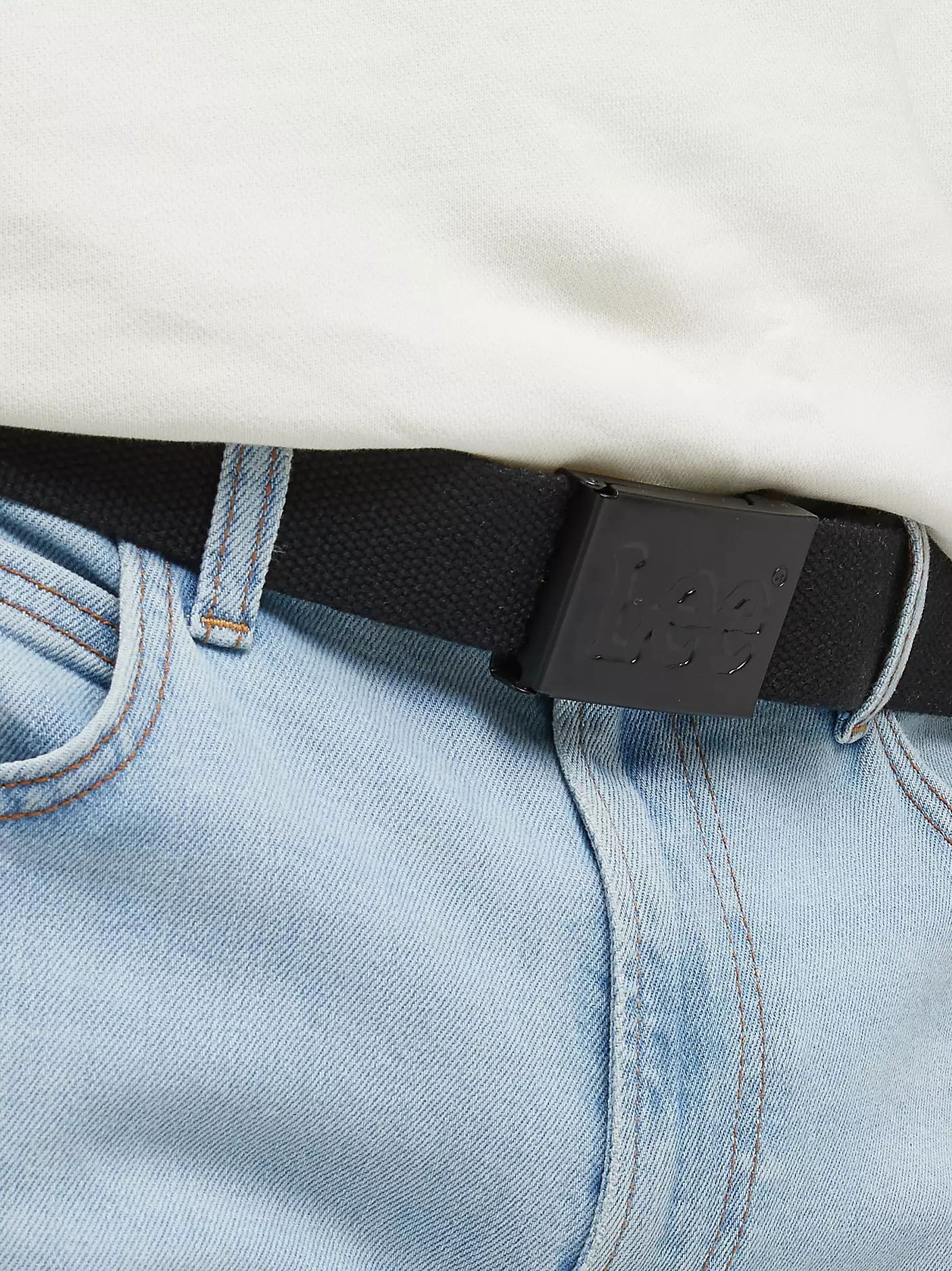 MĘSKI PASEK LEE WEBBING BELT BLACK 112333620