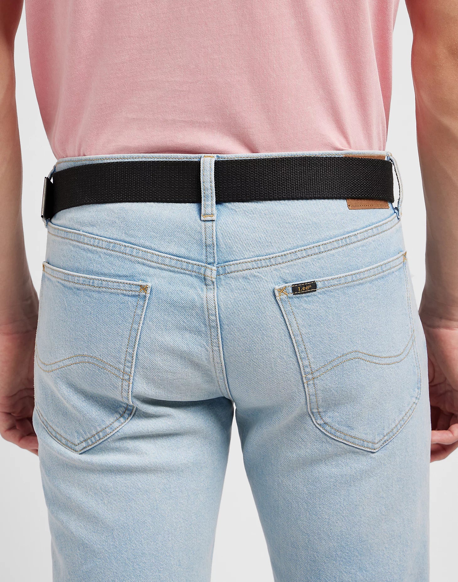 Meski Pasek Lee Webbing Belt Black 112351287