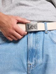 MĘSKI PASEK LEE WEBBING BELT ECRU 112364315