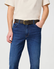 MĘSKI PASEK WRANGLER BELT BRĄZOWY 112352679