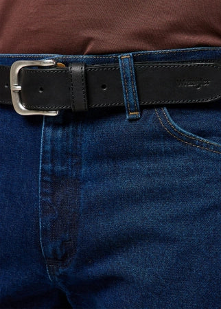 Meski Pasek Wrangler Western Stitch Belt Black 112372622