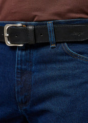 Meski Pasek Wrangler Western Stitch Belt Black 112372622