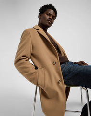 Męski Płaszcz Lee Long Wool Car Coat Camel 112371316