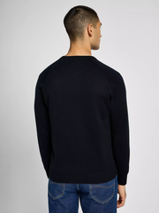 MĘSKI SWETER LEE CLEAN RAGLAN SWEATER BLACK 112355670