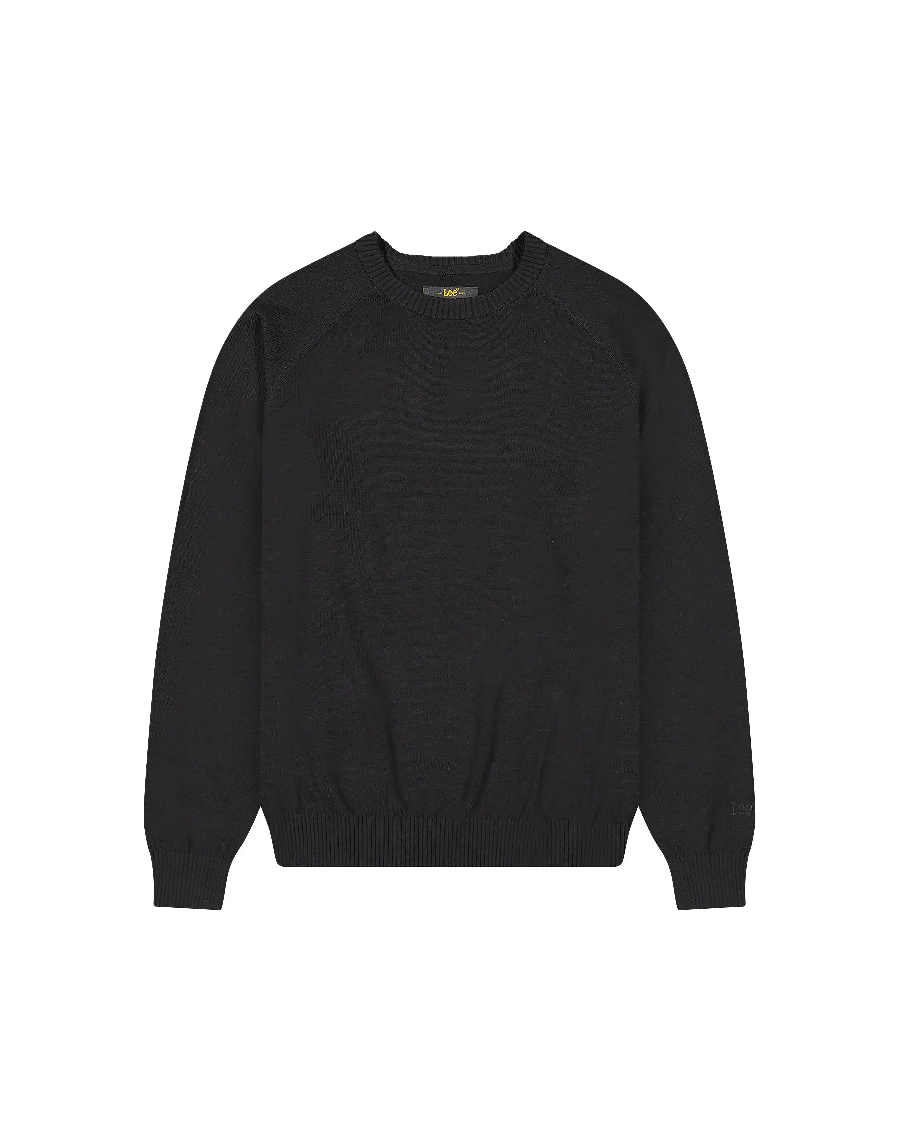 MESKI SWETER LEE CLEAN RAGLAN SWEATER BLACK 112378518