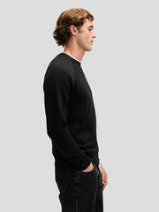 MESKI SWETER LEE CLEAN RAGLAN SWEATER BLACK 112378518