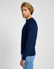 Męski Sweter Lee Clean Raglan Sweater True Navy 112355671