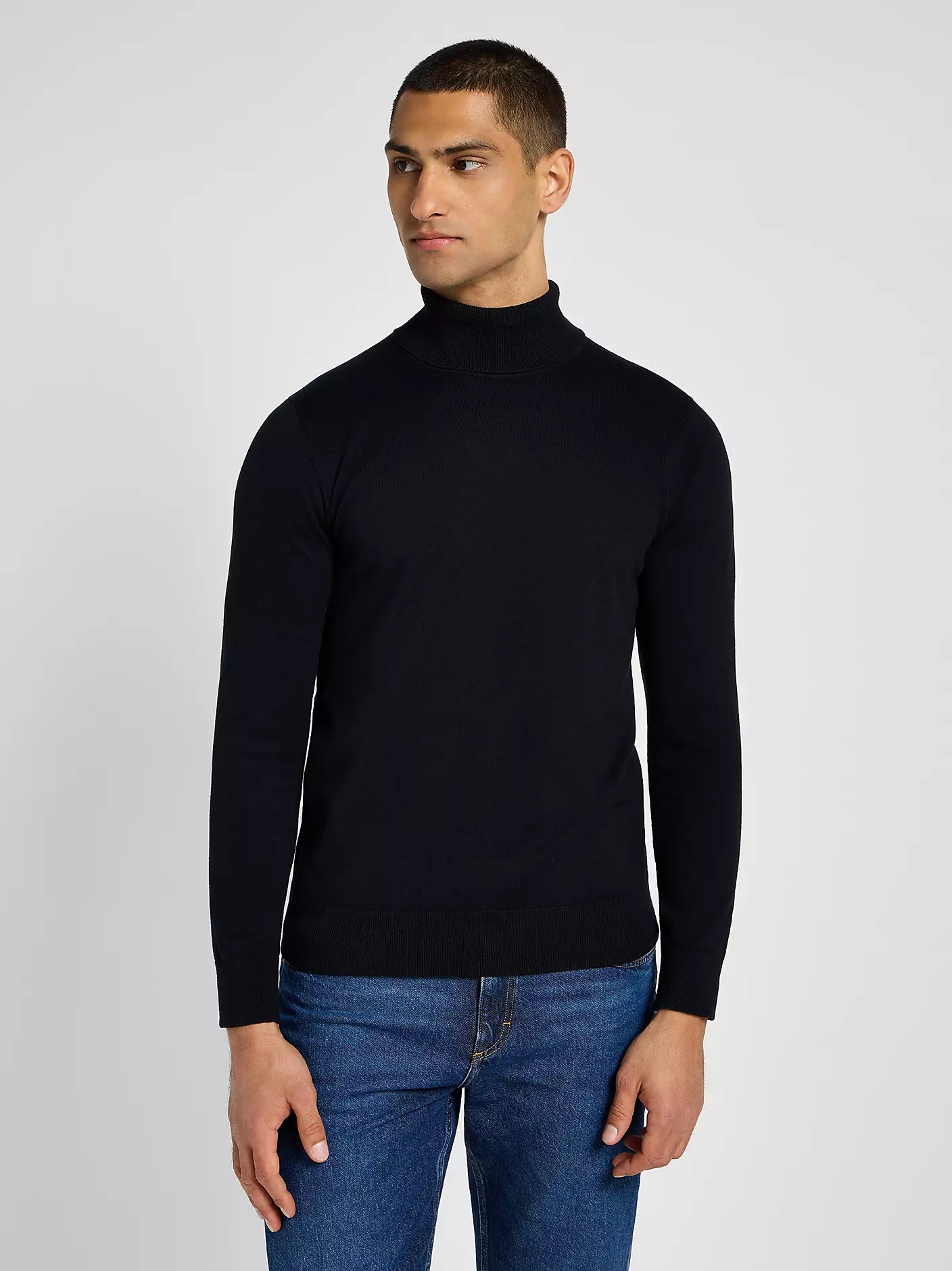 MESKI SWETER LEE TURTLE NECK BLACK 112357969