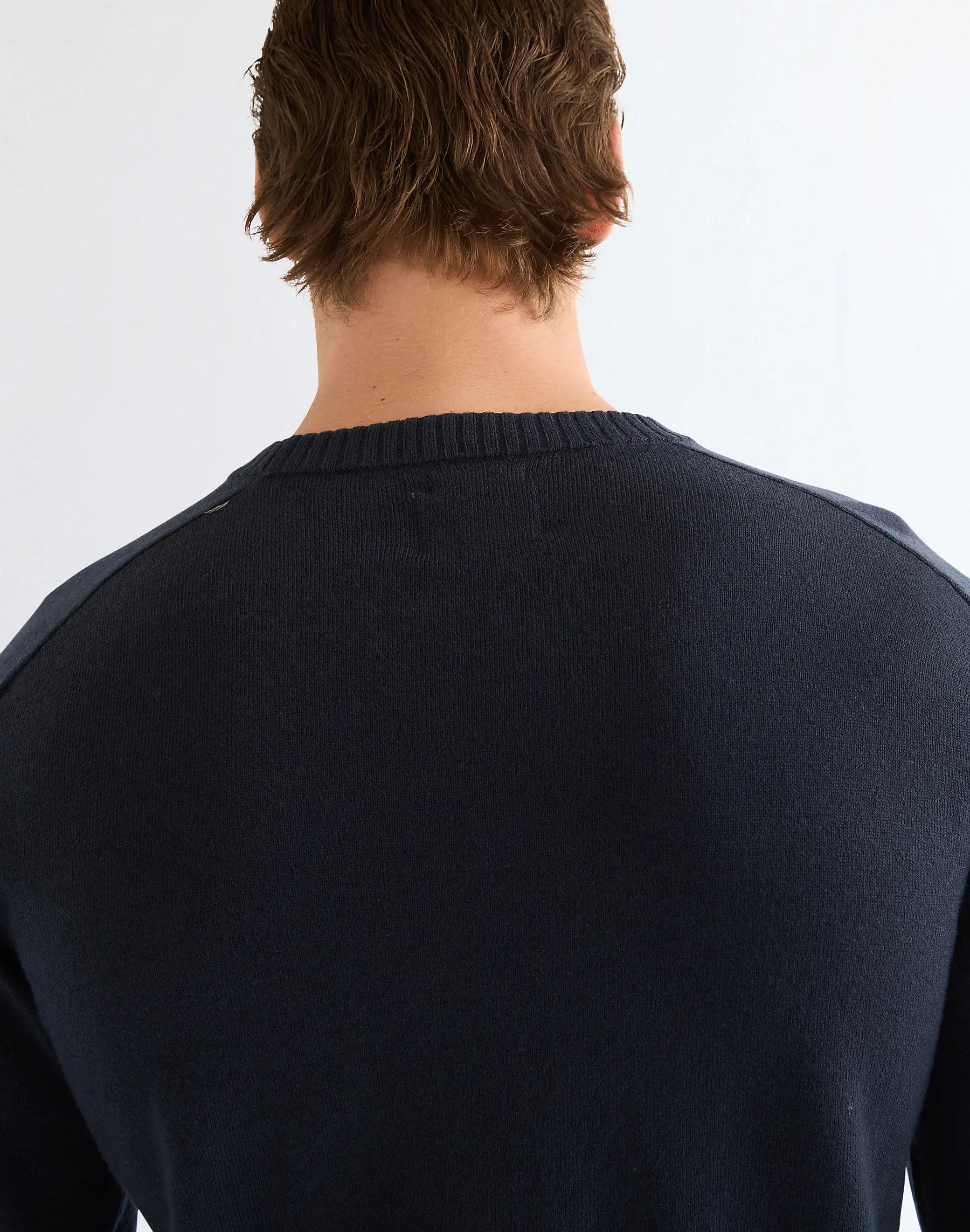 MĘSKI SWETER WRANGLER CREW NECK KNIT DARK SAPPHIRE 112387002