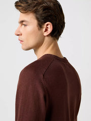 MESKI SWETER WRANGLER KNIT SWEATER MAHOGANY 112371538