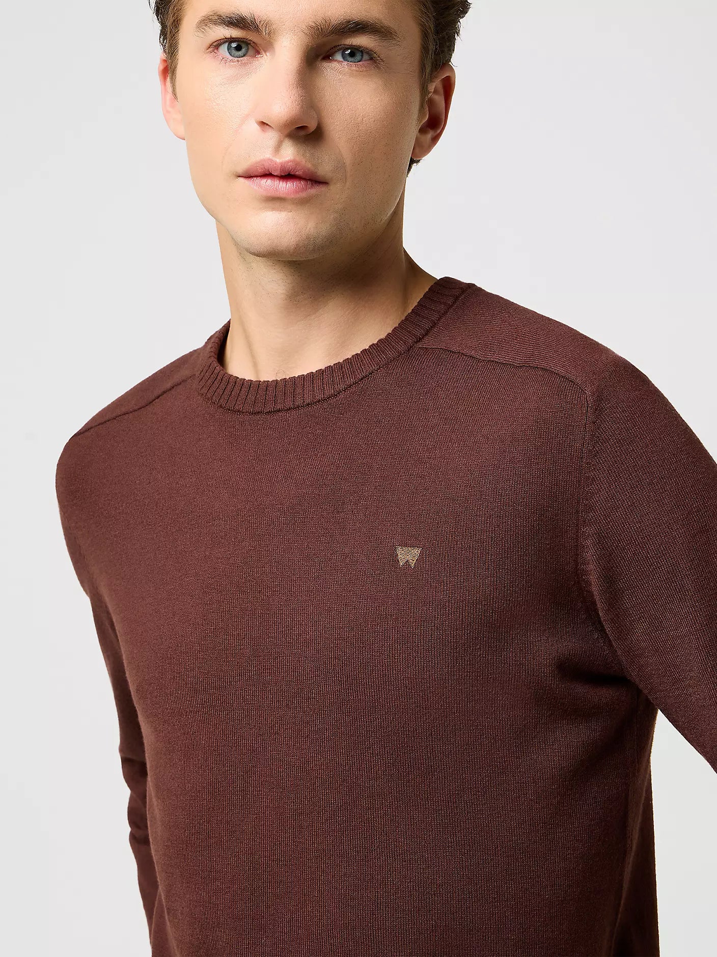 MESKI SWETER WRANGLER KNIT SWEATER MAHOGANY 112371538