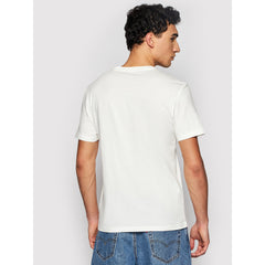 MĘSKI T-SHIRT LEE WOBBLY LOGO TEE ECRU L65QAINQ 112116129