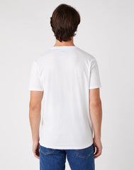 MĘSKI T-SHIRT WRANGLER SS AMERICANA TEE WHITE W7AGD3989 112131338