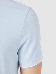 MĘSKI T-SHIRT WRANGLER SS REFINED POLO CERULEAN BLUE W7MDK5XVT 112131917