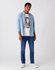 MĘSKI T-SHIRT WRANGLER SS SEASONAL TEE REAL WHITE W7ADGFXW1 112131330
