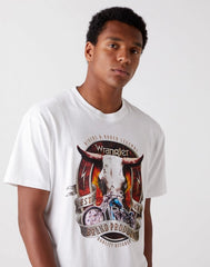 MĘSKI T-SHIRT WRANGLER SS SEASONAL TEE REAL WHITE W7ADGFXW1 112131330