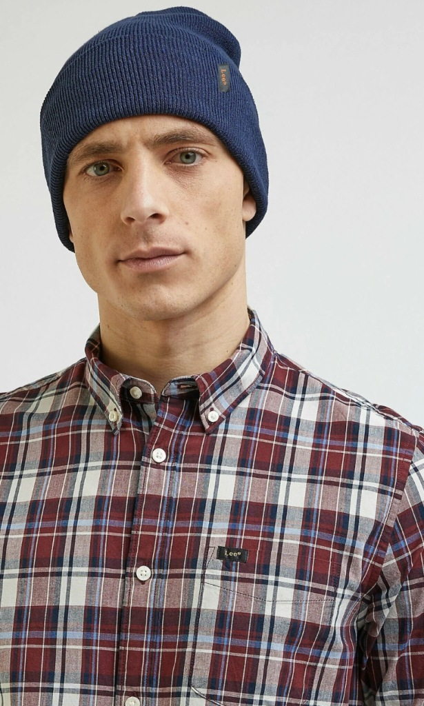 MĘSKIE CZAPKA LEE BEANIE NAVY 112375879